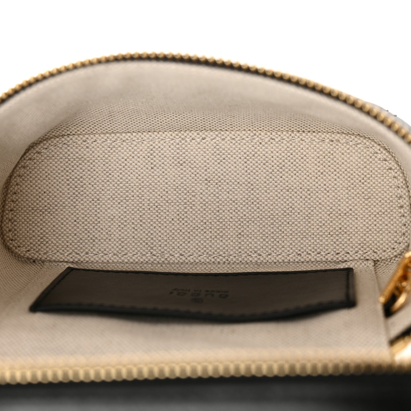 Calfskin GG Matelasse Mini Top Handle Bag Black