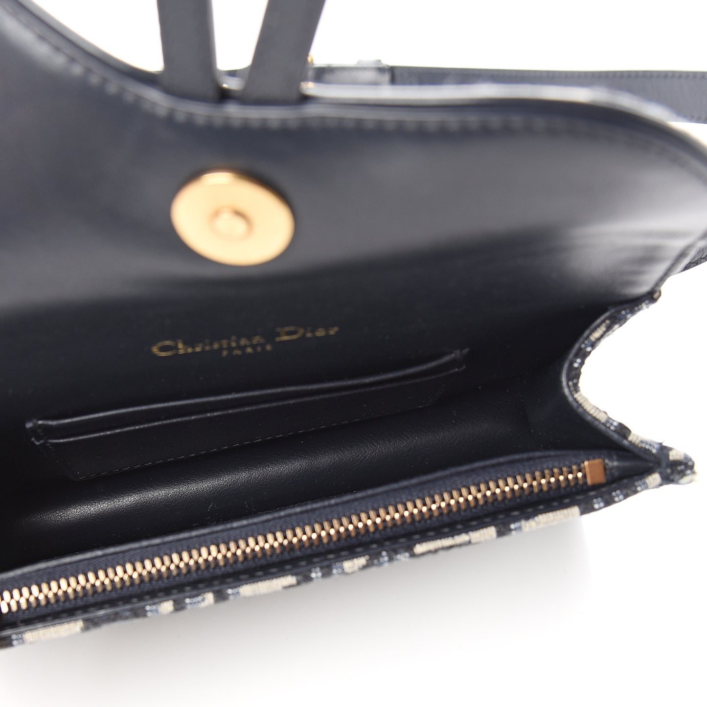 Oblique Saddle Belt Bag Blue