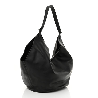 Khaite Calfskin Medium Lotus Tote Black 3 of 11