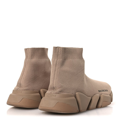 Balenciaga Technical 3D Recycled Knit Womens Speed 2.0 Sneakers 40 Monocolor Beige 5 of 12