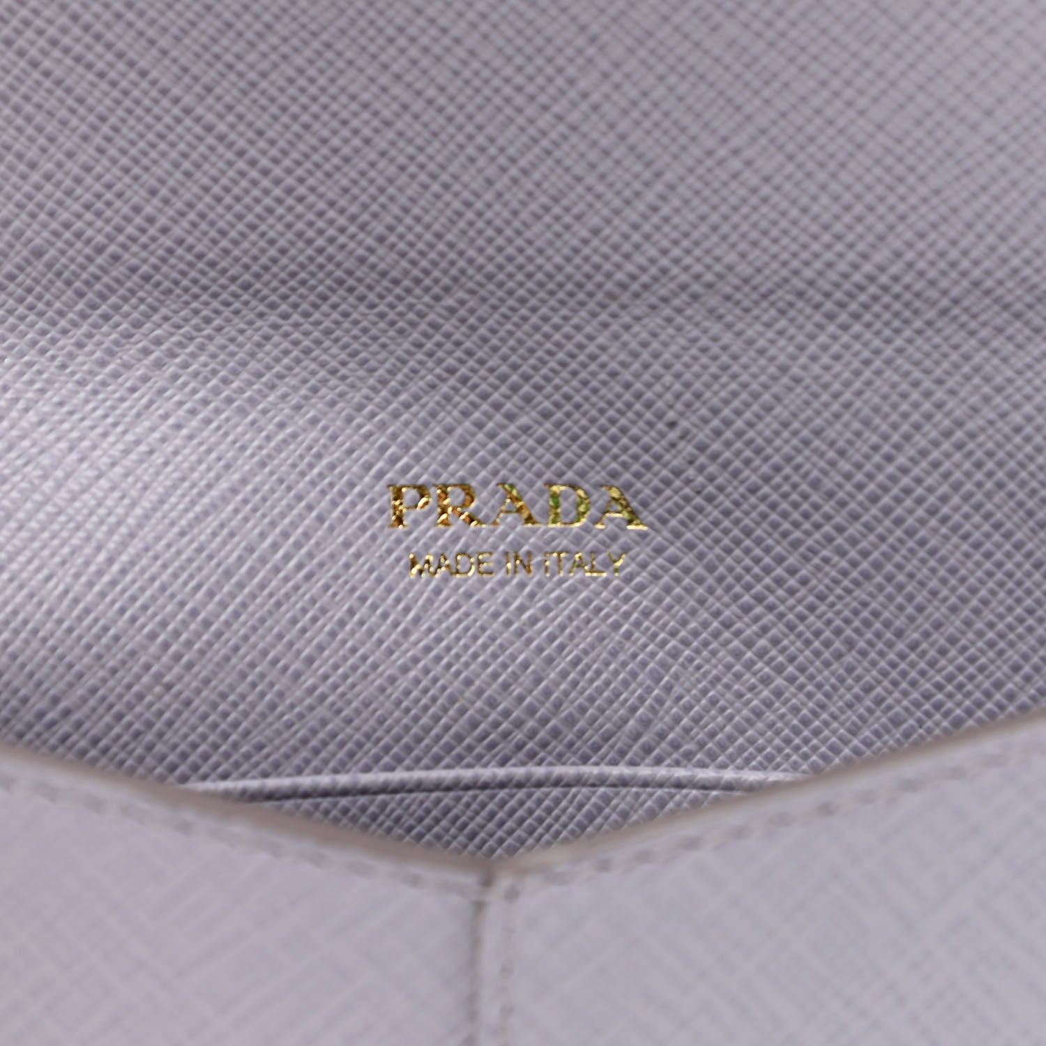 Prada Saffiano Metal Envelope Wallet Glicine 6 of 6