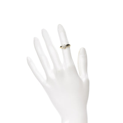 Tiffany 18K Yellow Gold Diamond Heart Band Ring 47 4 2 of 4