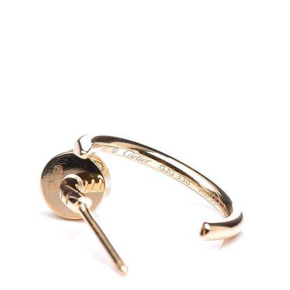 Cartier 18K Yellow Gold Juste Un Clou Hoop Earrings 3 of 5
