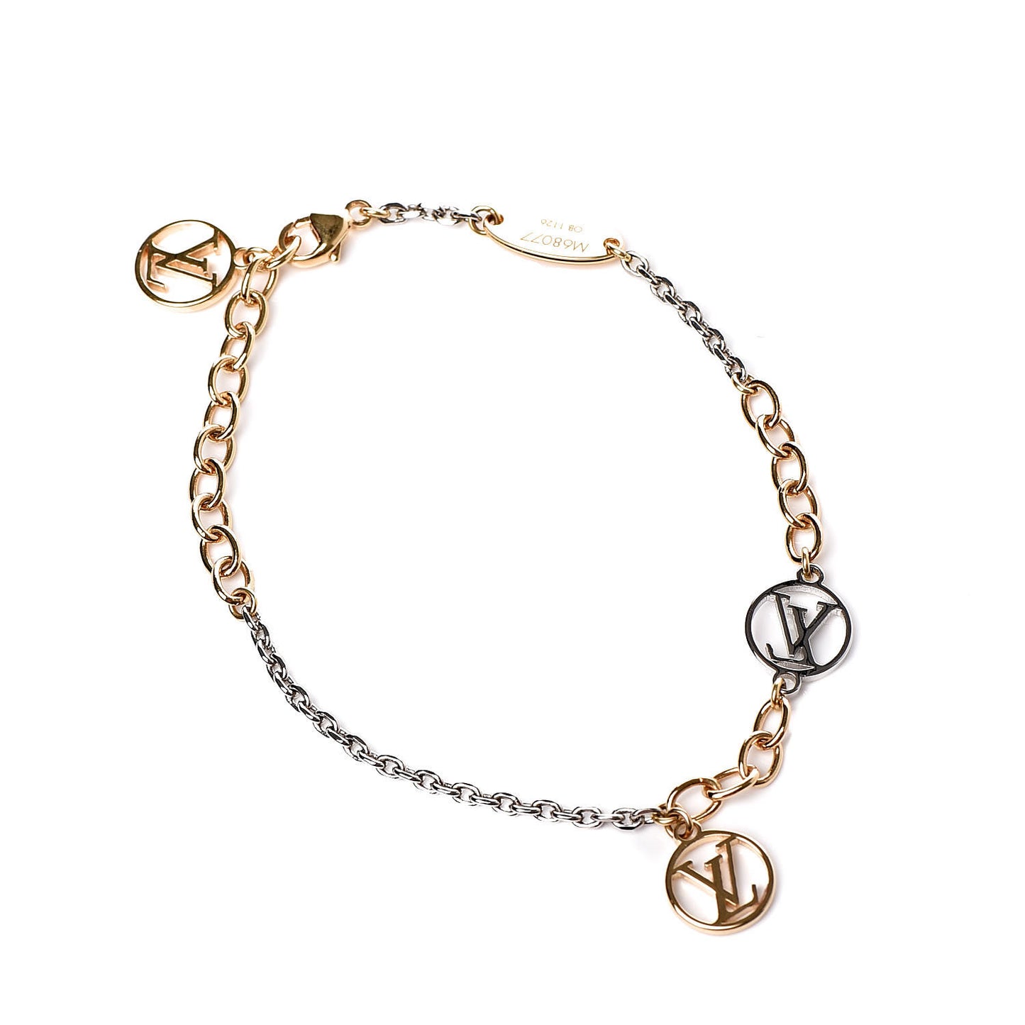 Logomania Bracelet Silver Gold