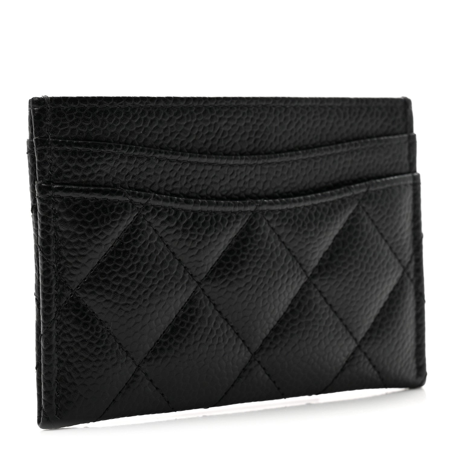 Chanel Caviar Quilted Card Holder Black 7 of 20