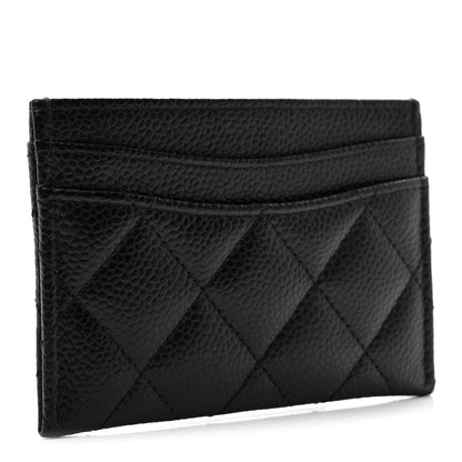 Chanel Caviar Quilted Card Holder Black 7 of 20