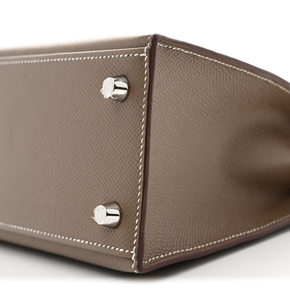Hermes Epsom Kelly Sellier 25 Etoupe 10 of 12