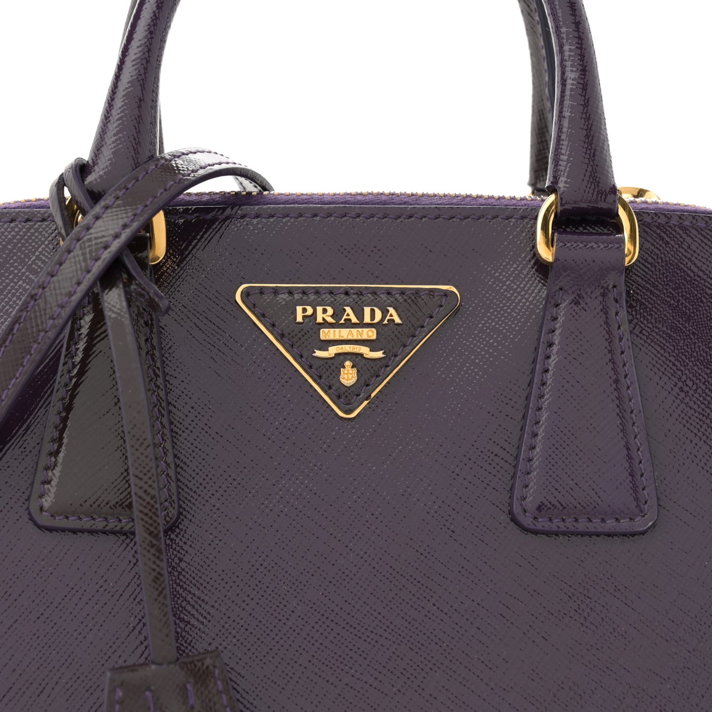 Saffiano Vernice Small Promenade Tote Viola