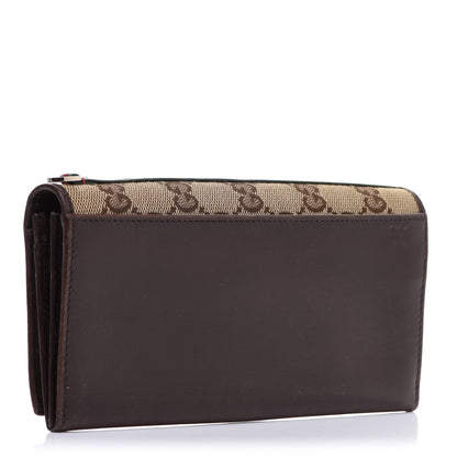 Gucci Monogram Continental Wallet Brown 3 of 13