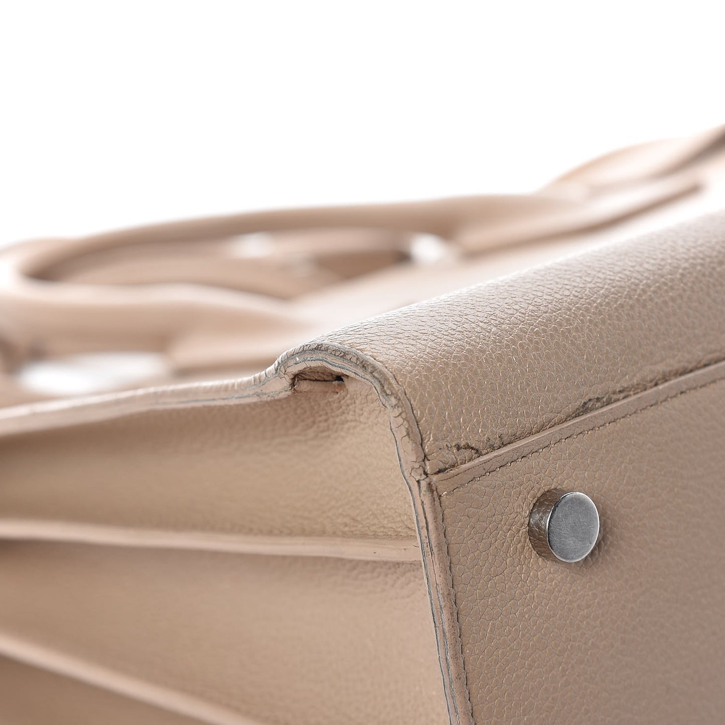 Grained Calfskin Small Sac De Jour Nude Powder