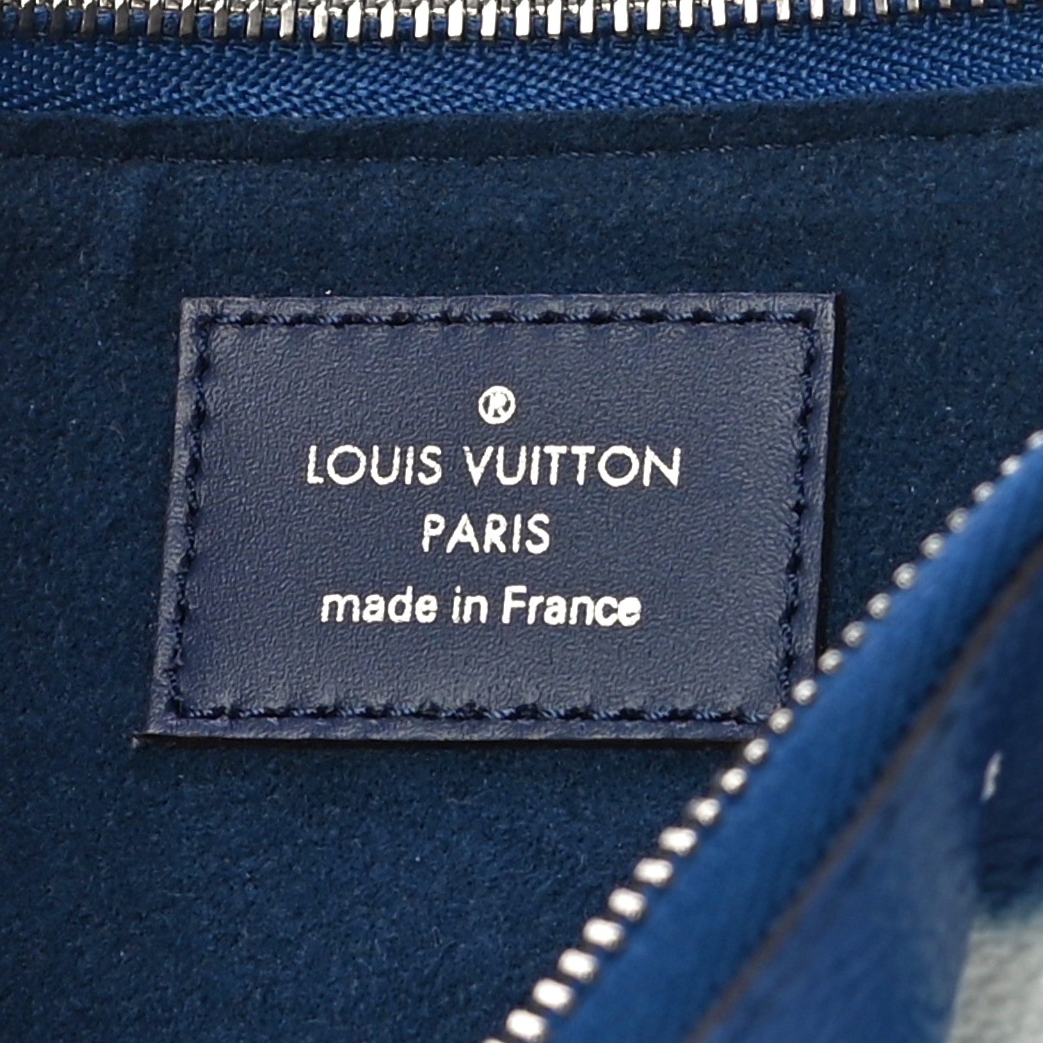 Louis Vuitton Monogram Giant Escale Double Zip Pochette Blue 8 of 11