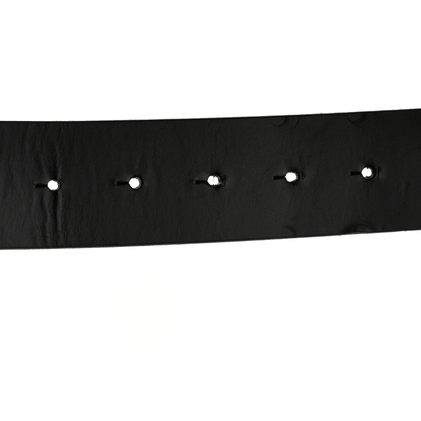 Calfskin CC Logo Belt 105 42 Black