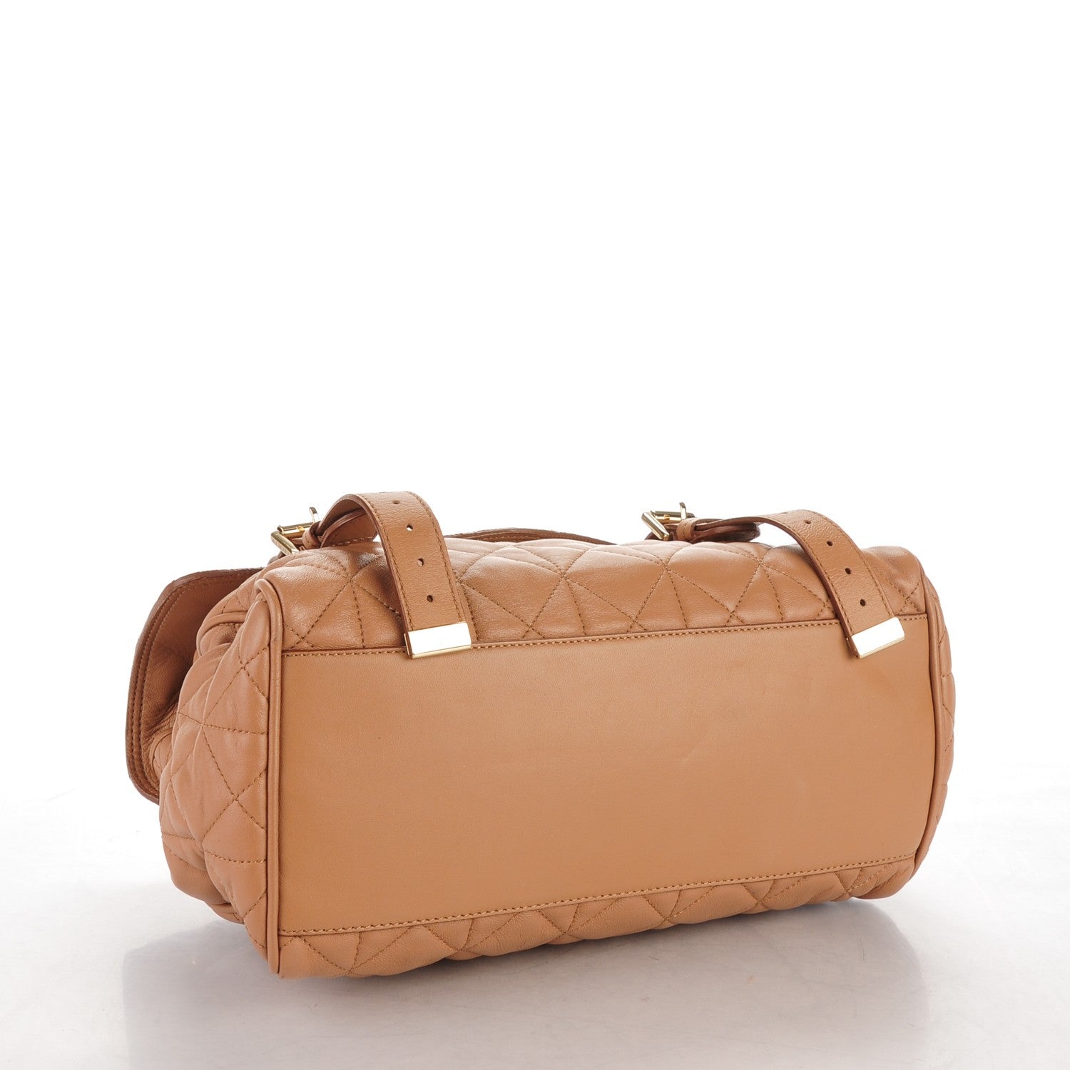 Mulberry Nappa Quilted Medium Alexa Deer Brown 4 of 9