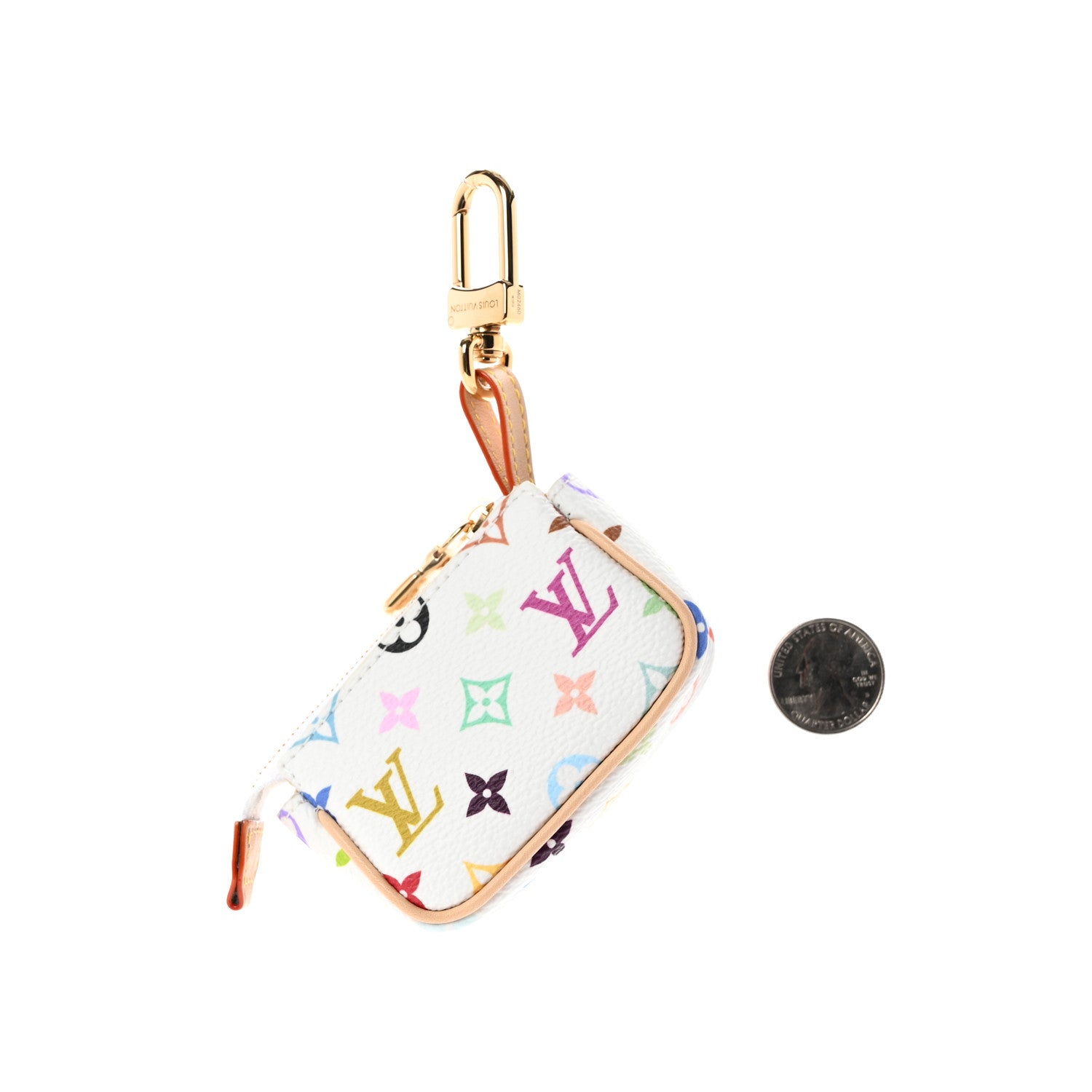 Louis Vuitton LV x TM Monogram Multicolor Micro Pochette White 2 of 5