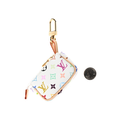 Louis Vuitton LV x TM Monogram Multicolor Micro Pochette White 2 of 5