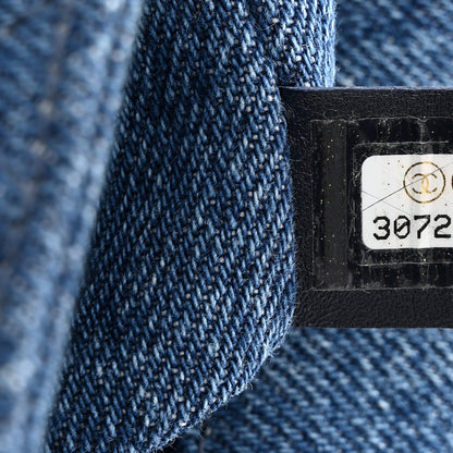 Chanel Denim CC Quilted Mini Square Flap Blue 7 of 12
