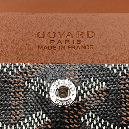 Goyard Goyardine Marigny Coin Purse Wallet Black Gold 5 of 7