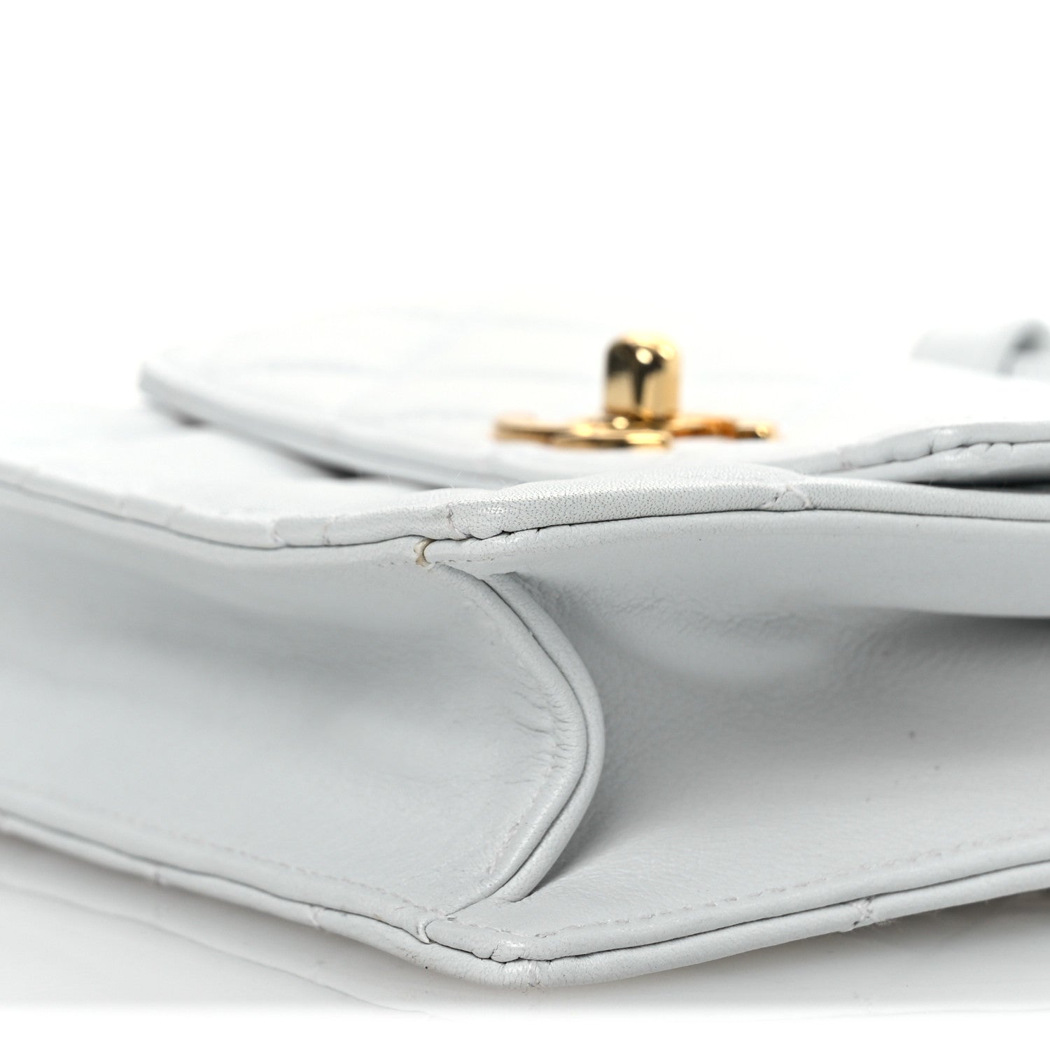 Chanel Lambskin Quilted Flap Waist Belt Bag 75 30 White 23 of 29
