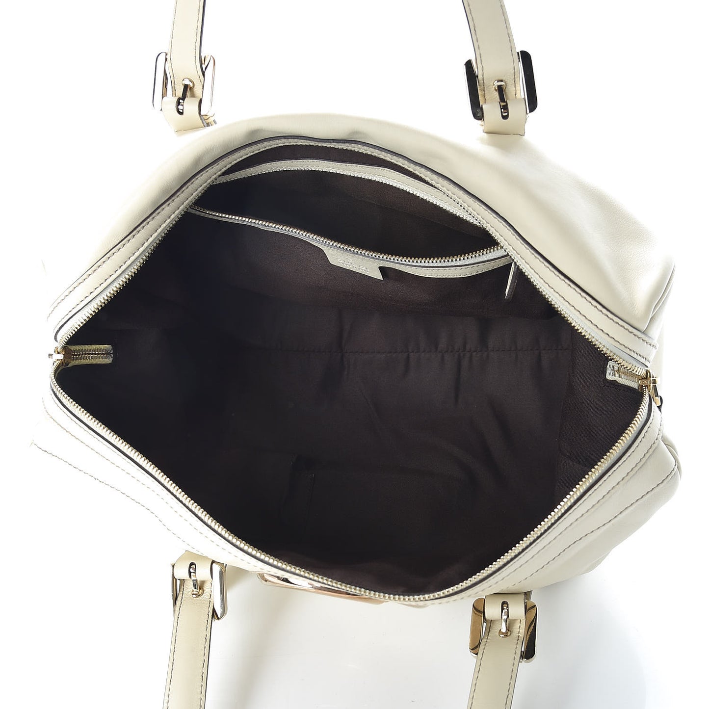 Calfskin Medium Britt Boston Ivory