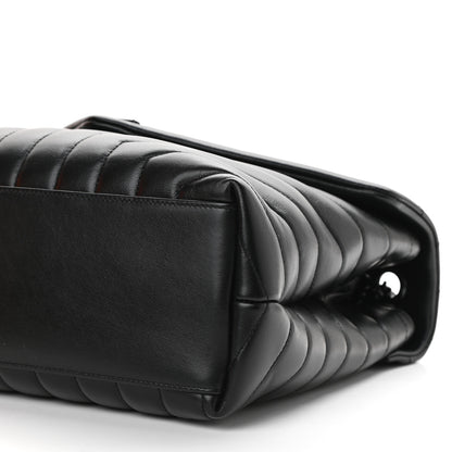 Saint Laurent Calfskin Y Quilted Monogram Medium Loulou Chain Satchel Black 8 of 11