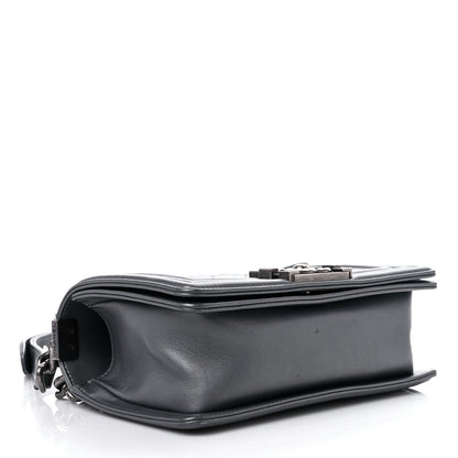 Chanel Lambskin Quilted Small Boy Flap Dark Grey 4 of 14