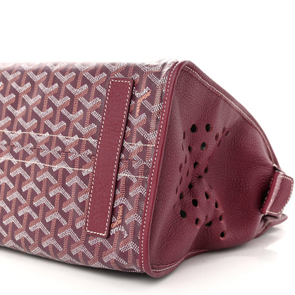 Goyard Goyardine Sac Hardy Pet Carrier PM Burgundy 11 of 14