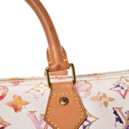 Louis Vuitton Watercolor Aquarelle Speedy 30 White 14 of 21
