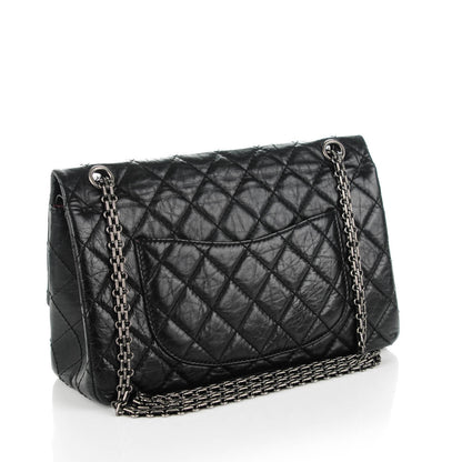 Chanel Aged Calfskin Quilted 2.55 Reissue 226 Flap Black 3 of 7