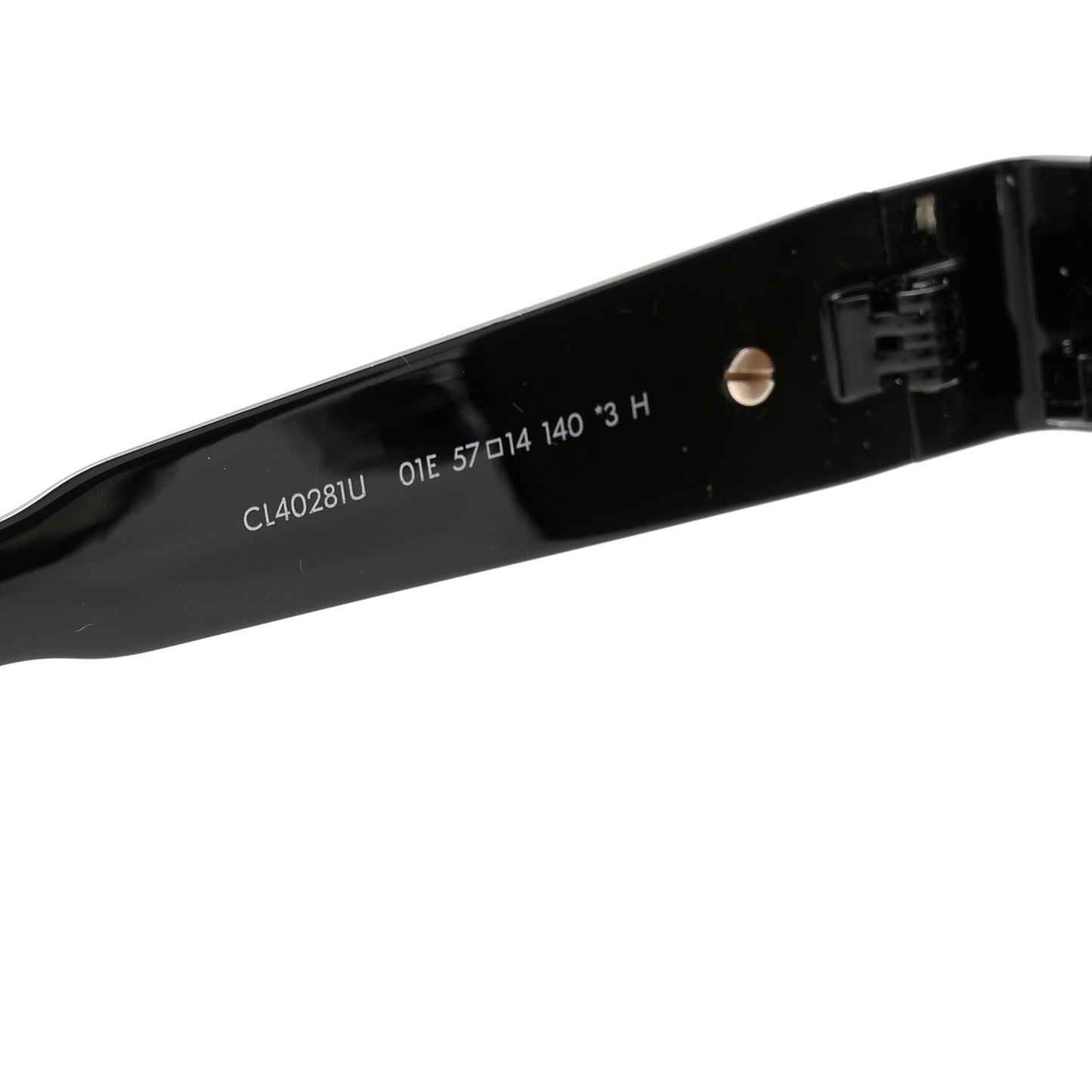 Metal Monochrome Triomphe Sunglasses CL40281U Black Brown