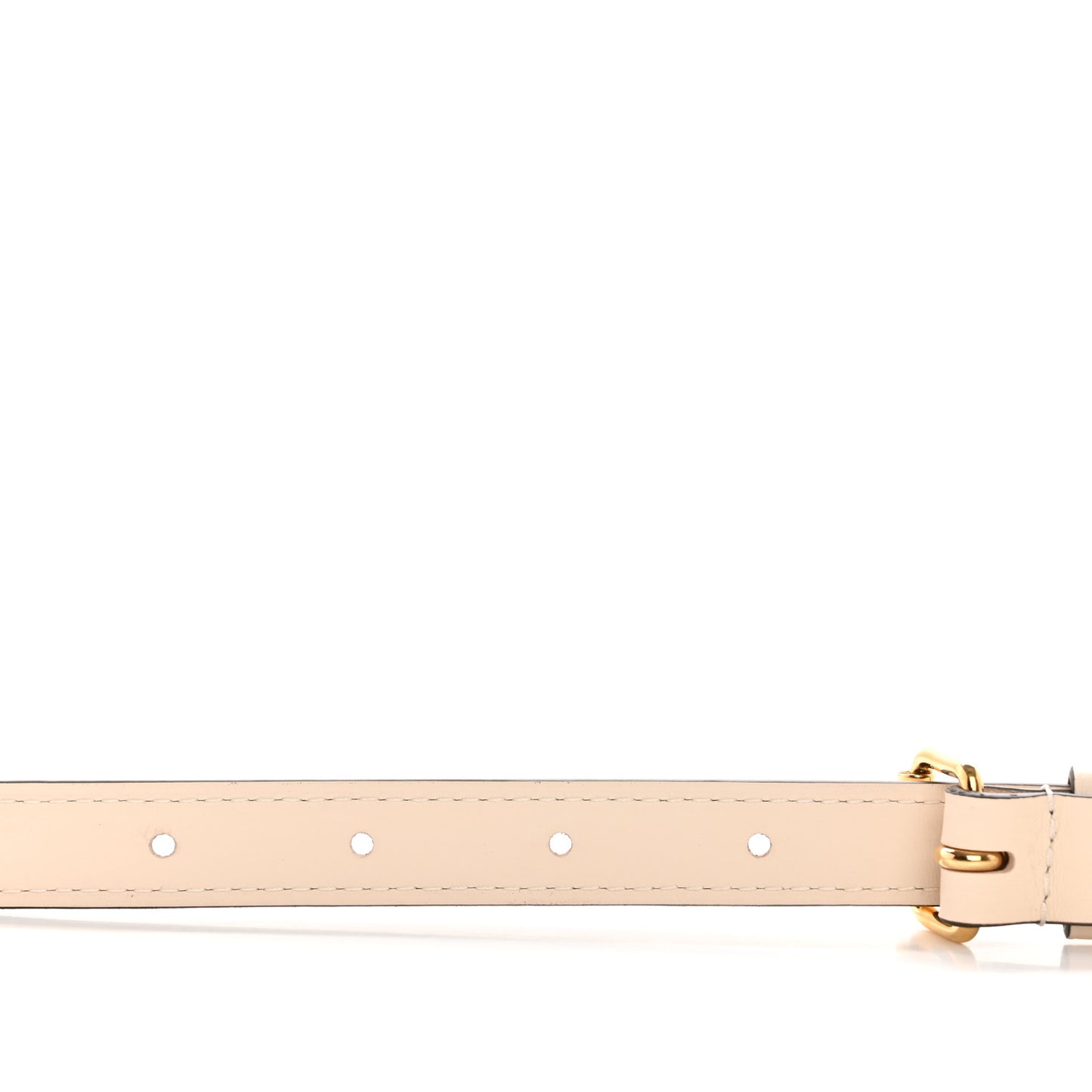 Calfskin 18mm Adjustable Shoulder Strap Ivory