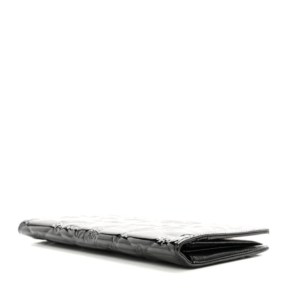 Chanel Patent Calfskin Lucky Symbols Yen Wallet Black 4 of 8