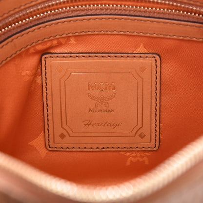 MCM Visetos Medium Heritage Line Camera Crossbody Bag Cognac 6 of 11