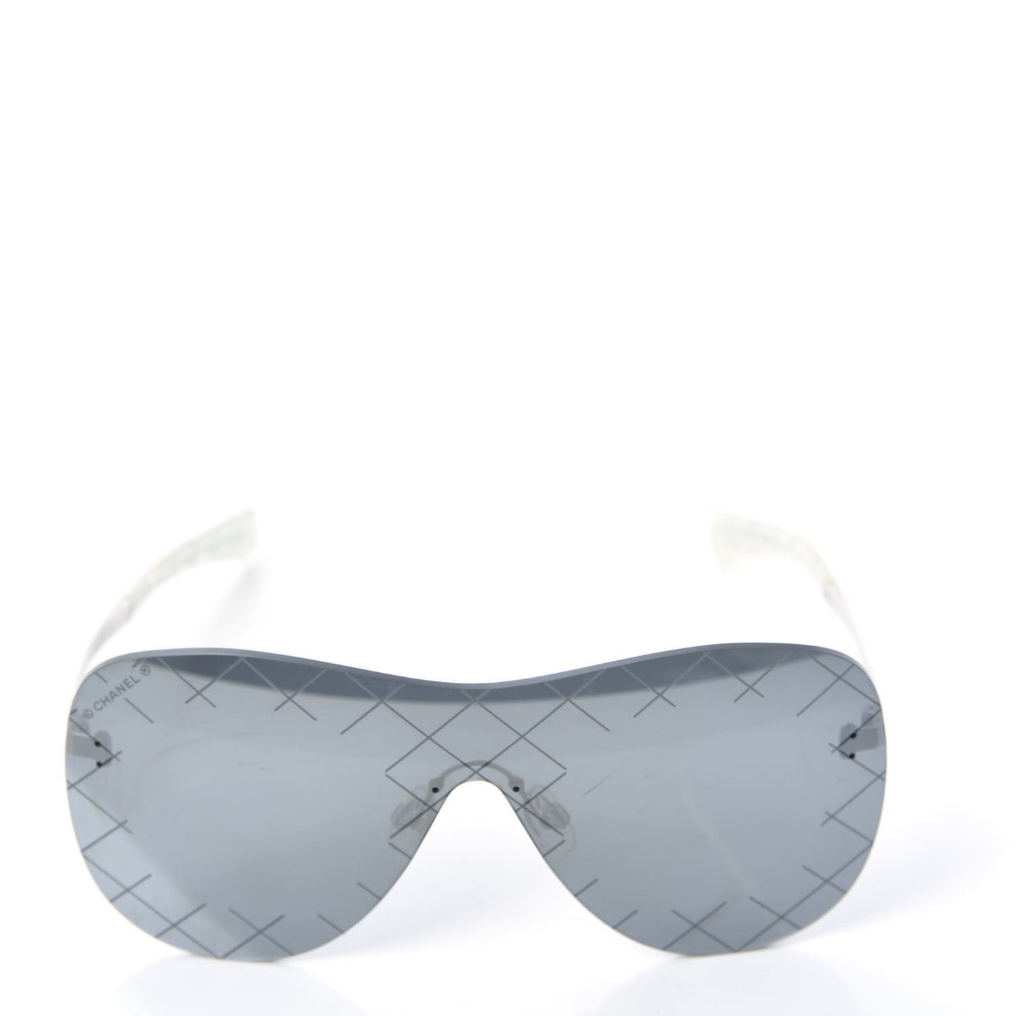 Shield Runway Sunglasses 2747 Silver Grey