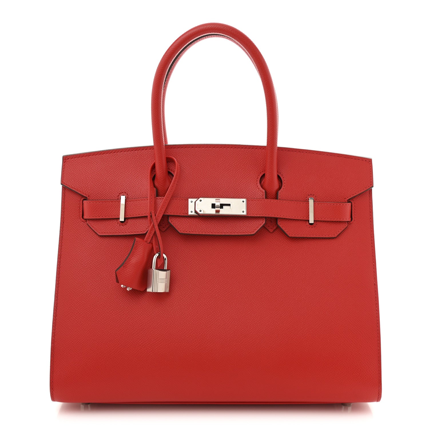 Hermes Epsom Sellier Birkin 30 Rouge De Coeur 1 of 10