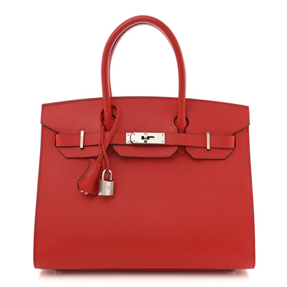 Hermes Epsom Sellier Birkin 30 Rouge De Coeur 1 of 10