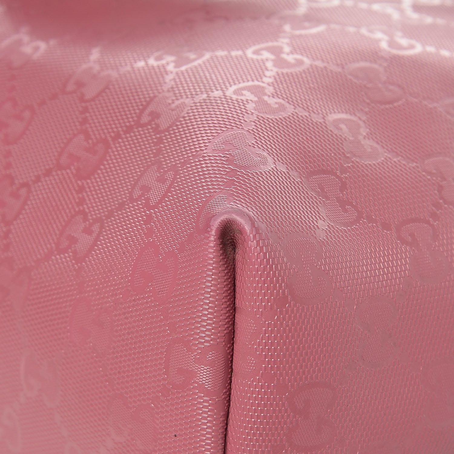 Gucci Imprime Monogram Medium Zippered Shopping Tote Rose Blush 8 of 15