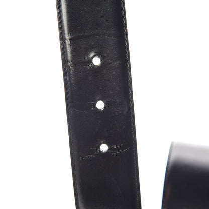 Gucci Calfskin Interlocking G Belt 80 32 Black 6 of 8