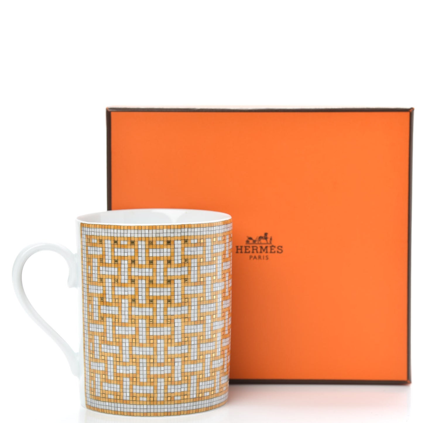 Porcelain Mosaique au 24 Mug Gold
