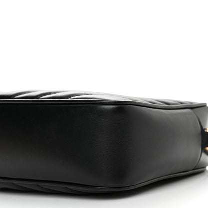Saint Laurent Calfskin Matelasse Monogram Lou Camera Bag Black 10 of 13
