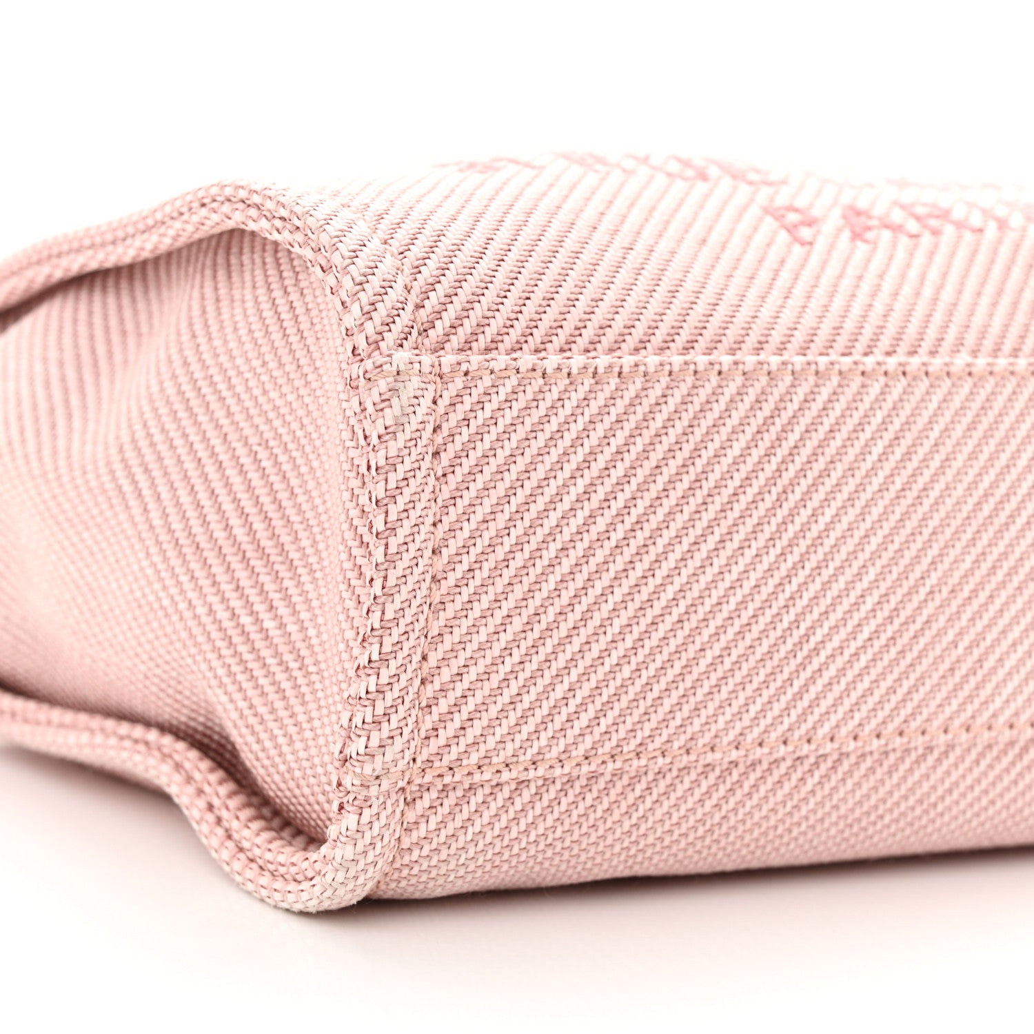 Chanel Mixed Fibers Calfskin Mini Deauville Tote Rose Pink 9 of 10