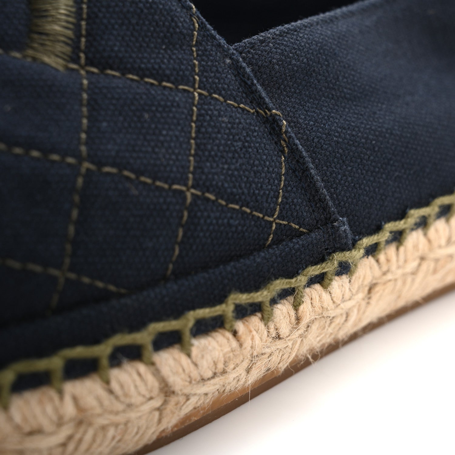 Chanel Fabric Biarritz CC Espadrilles 41 Blue Green 11 of 13
