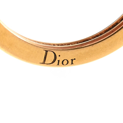 Christian Dior Canvas Embroidered Key Chain Shoulder Strap Blue White 4 of 7