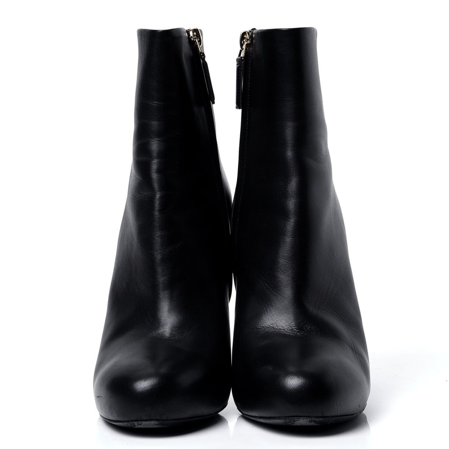 Lambskin CC Short Ankle Boots 39 Black