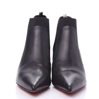 Christian Louboutin Calfskin Carnavague 55 Ankle Boots 39 Black 2 of 7