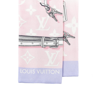 Louis Vuitton Silk Monogram Escale Confidential Bandeau Pink 2 of 4