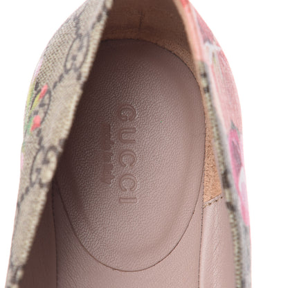 Gucci GG Supreme Monogram Blooms Ballet Flats 38 Beige Multicolor Dry Rose 10 of 14