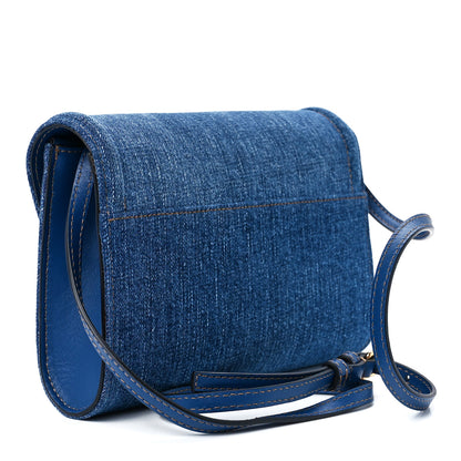 Versace Denim La Medusa Wallet On Strap Navy Blue 3 of 10