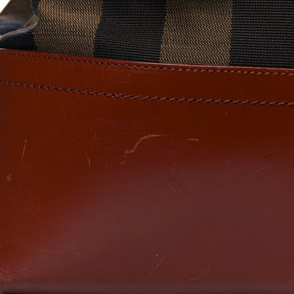 Fendi Pequin Cuoio Vegetale 2Bag Tobacco Cuoio Miele Vacchetta 16 of 19
