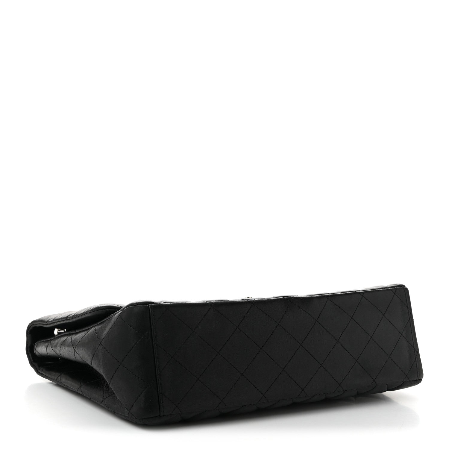 Chanel Lambskin Quilted Maxi Single Flap Black 4 of 11