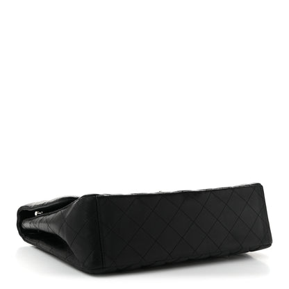 Chanel Lambskin Quilted Maxi Single Flap Black 4 of 11